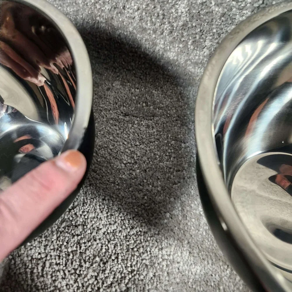 Lidla Mixing Bowl Set Stainless Steel 5 Piece with Lids Kitchen Prep‎